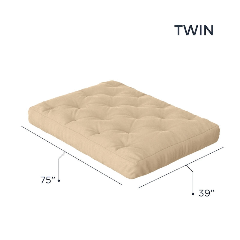 Matelas de futon Loosh Home en mousse à mémoire de forme 10 Gel, taille double