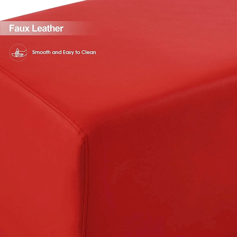 Chaises de salle d'attente MCombo pour entrée et magasin, cuir synthétique W704