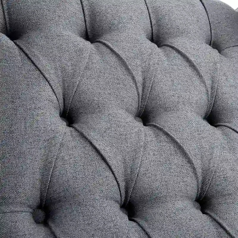 Fauteuil inclinable manuel rembourré de 27 pouces de large, fauteuil de salon avec pieds en bois