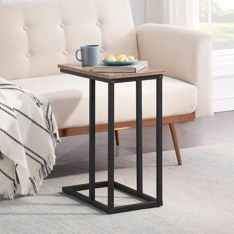 Javlergo Ensemble de 3 Tables Basses pour Salon, Table Basse en Bois et Ensemble de 2 Tables d'Appoint en C
