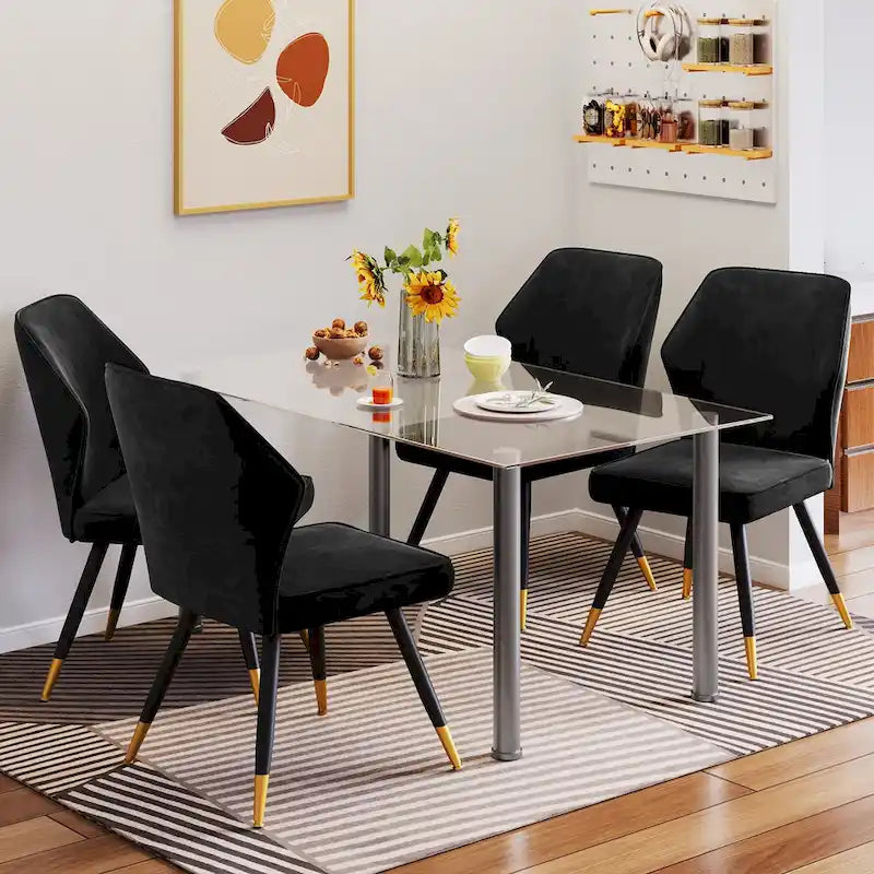 Chaises de salle à manger modernes, lot de 2, chaises de salle à manger du milieu du siècle