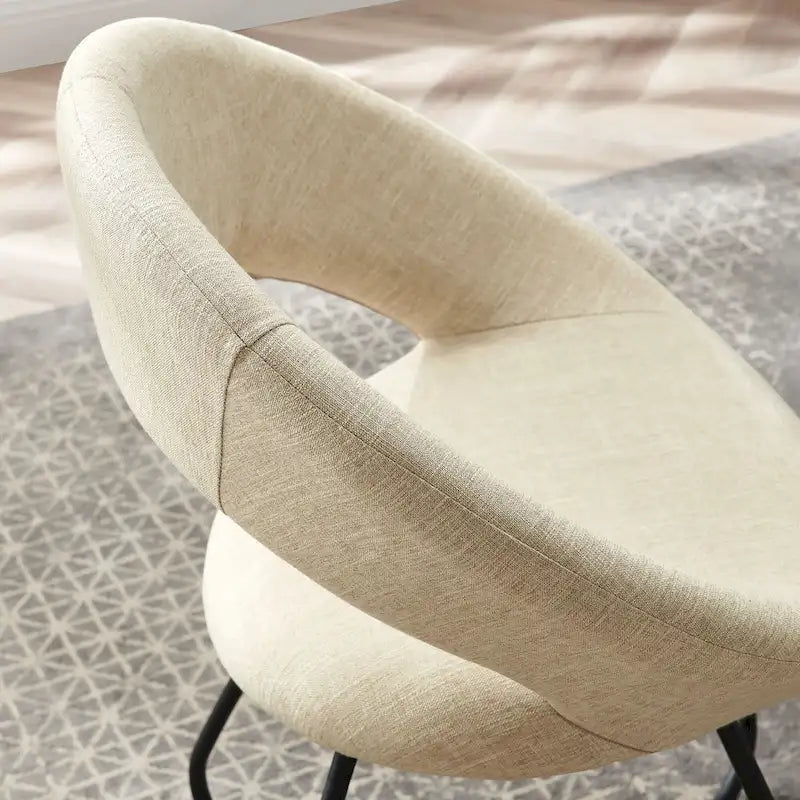 Lot de 2 chaises de salle à manger Nouvelle en tissu rembourré