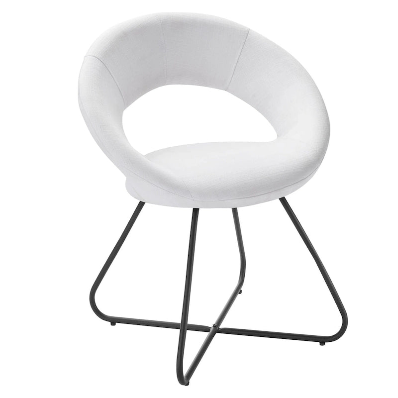 Lot de 2 chaises de salle à manger Nouvelle en tissu rembourré