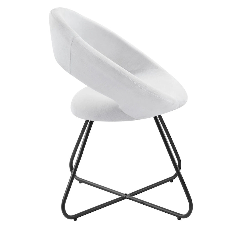 Lot de 2 chaises de salle à manger Nouvelle en tissu rembourré