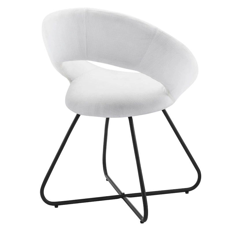 Lot de 2 chaises de salle à manger Nouvelle en tissu rembourré
