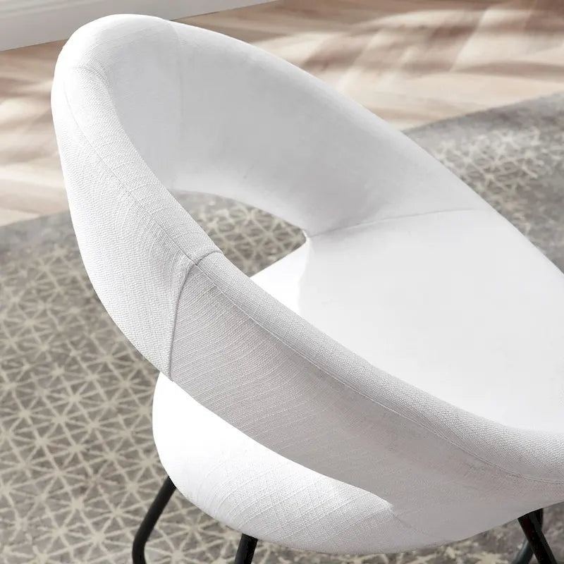 Lot de 2 chaises de salle à manger Nouvelle en tissu rembourré