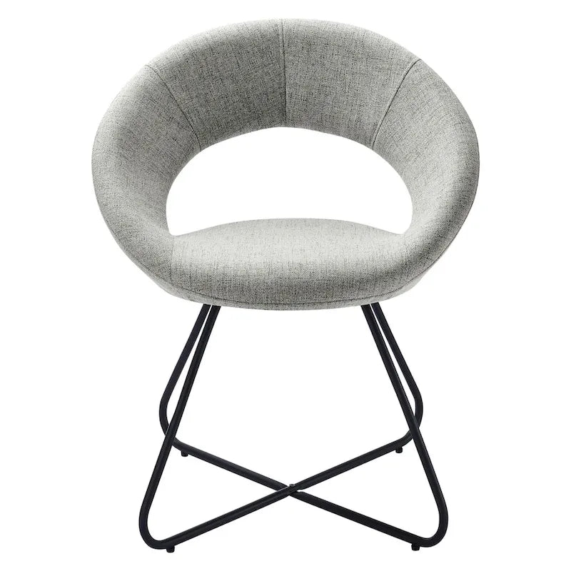 Lot de 2 chaises de salle à manger Nouvelle en tissu rembourré