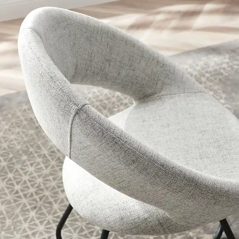 Lot de 2 chaises de salle à manger Nouvelle en tissu rembourré