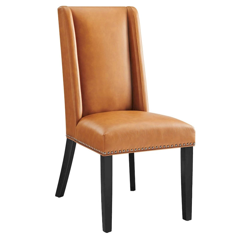 Chaise de salle à manger Baron en cuir végétalien