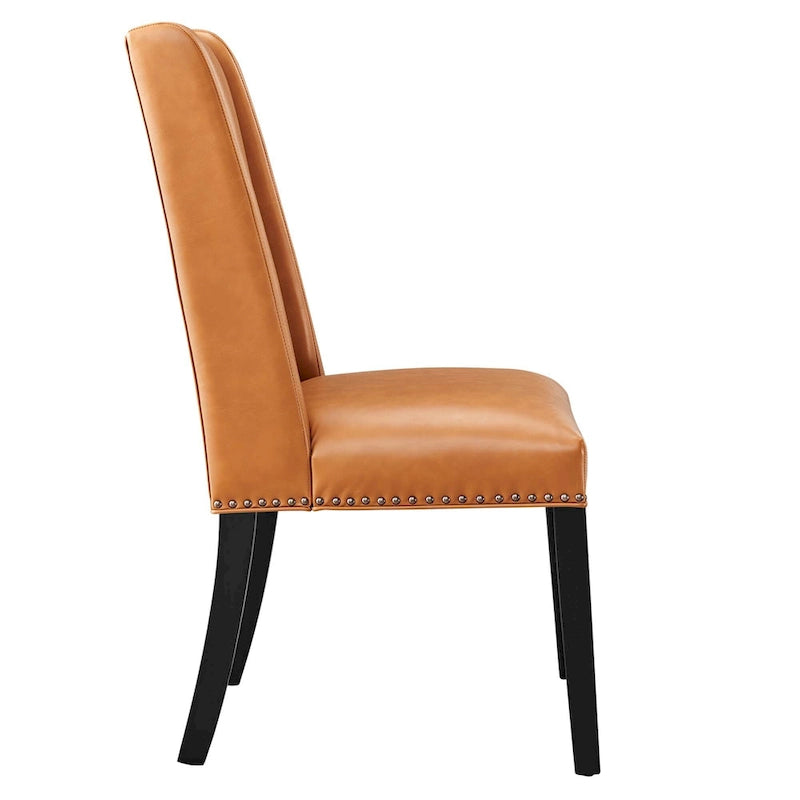 Chaise de salle à manger Baron en cuir végétalien