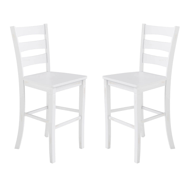Tabouret de bar en bois de qualité commerciale, lot de 2