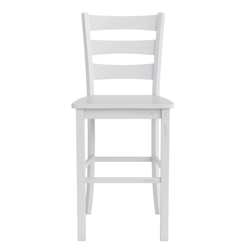 Tabouret de bar en bois de qualité commerciale, lot de 2