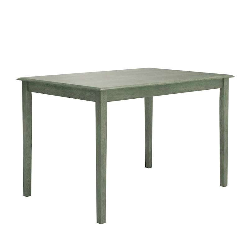 Ensemble de salle à manger rectangulaire 5 pièces Wilmington II 122 cm vert sauge antique par iNSPIRE Q Classic