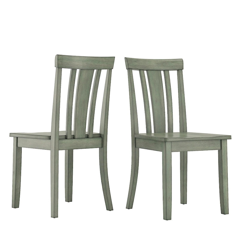 Ensemble de salle à manger rectangulaire 5 pièces Wilmington II 122 cm vert sauge antique par iNSPIRE Q Classic