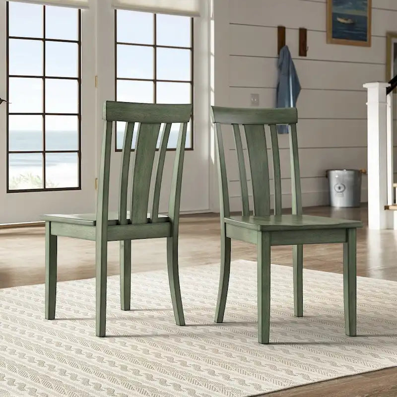 Ensemble de salle à manger rectangulaire 5 pièces Wilmington II 122 cm vert sauge antique par iNSPIRE Q Classic