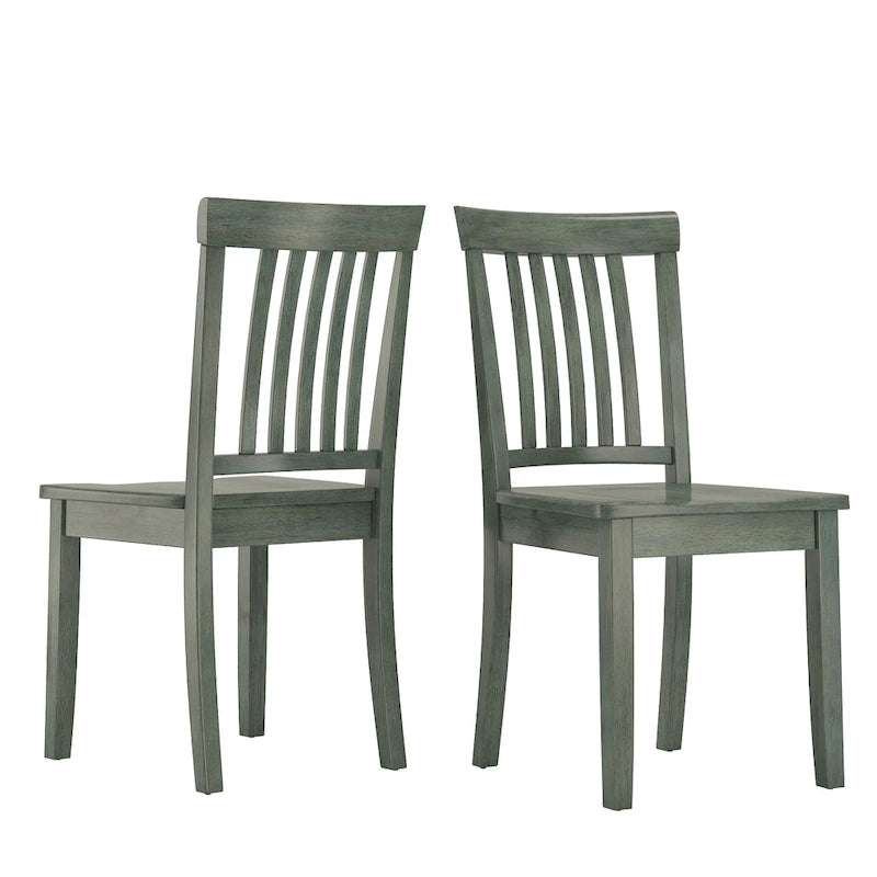 Ensemble de salle à manger rectangulaire 5 pièces Wilmington II 122 cm vert sauge antique par iNSPIRE Q Classic