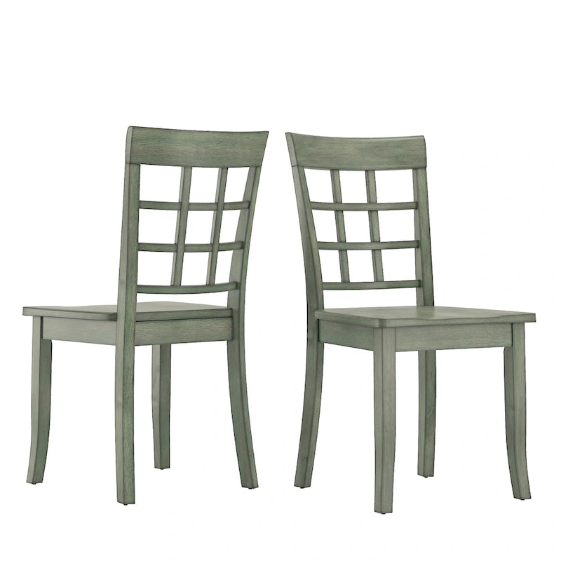 Ensemble de salle à manger rectangulaire 5 pièces Wilmington II 122 cm vert sauge antique par iNSPIRE Q Classic