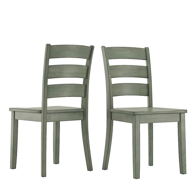 Ensemble de salle à manger rectangulaire 5 pièces Wilmington II 122 cm vert sauge antique par iNSPIRE Q Classic
