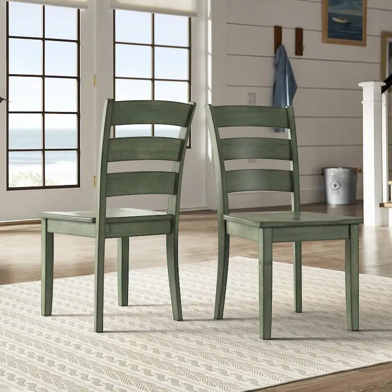 Ensemble de salle à manger rectangulaire 5 pièces Wilmington II 122 cm vert sauge antique par iNSPIRE Q Classic