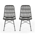 Chaises de salle à manger en osier Assisi (lot de 2) de Christopher Knight Home