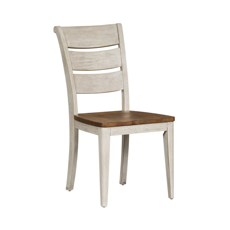 Ensemble de 6 pièces de tréteaux de ferme revisitée, blanc antique