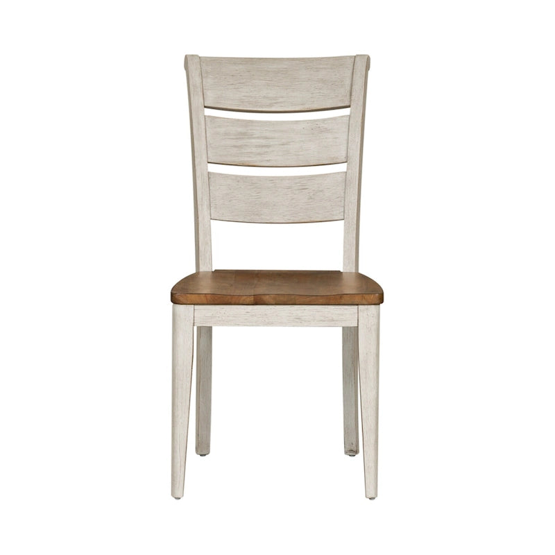 Ensemble de 6 pièces de tréteaux de ferme revisitée, blanc antique
