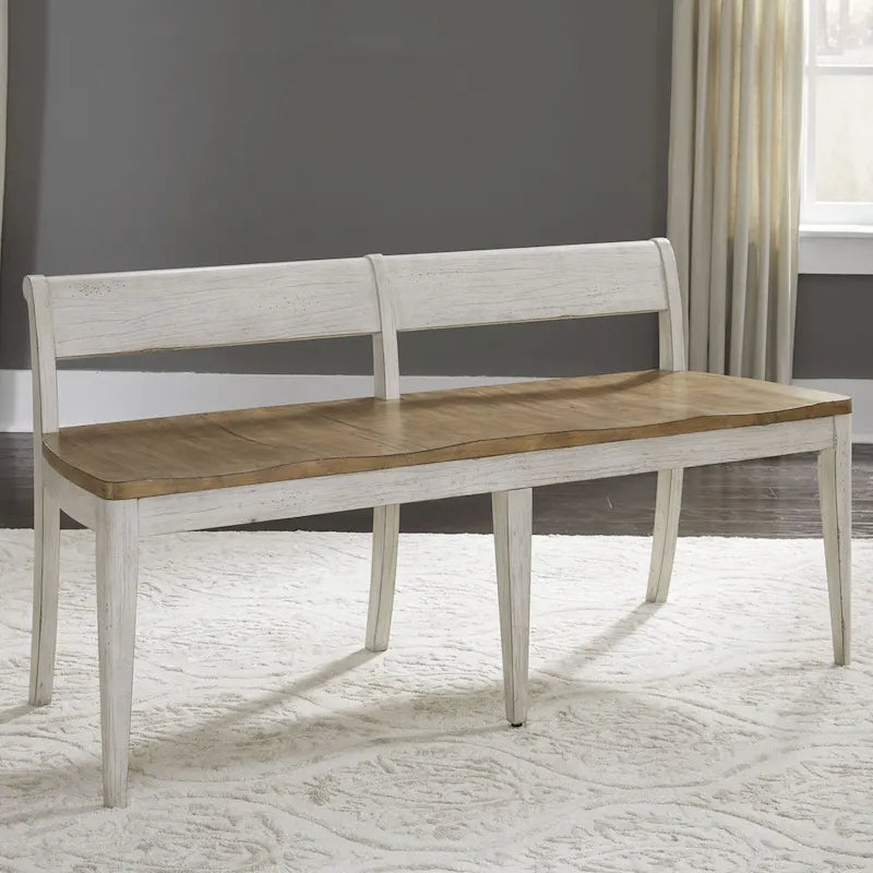 Ensemble de 6 pièces de tréteaux de ferme revisitée, blanc antique