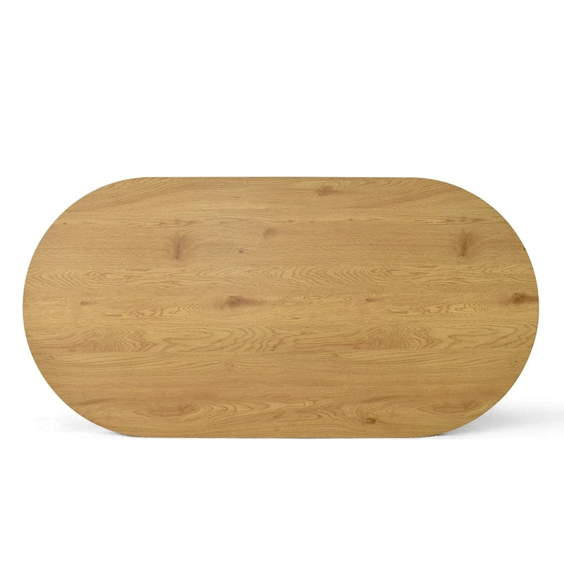 Table à manger 67 sur pied central - Chêne