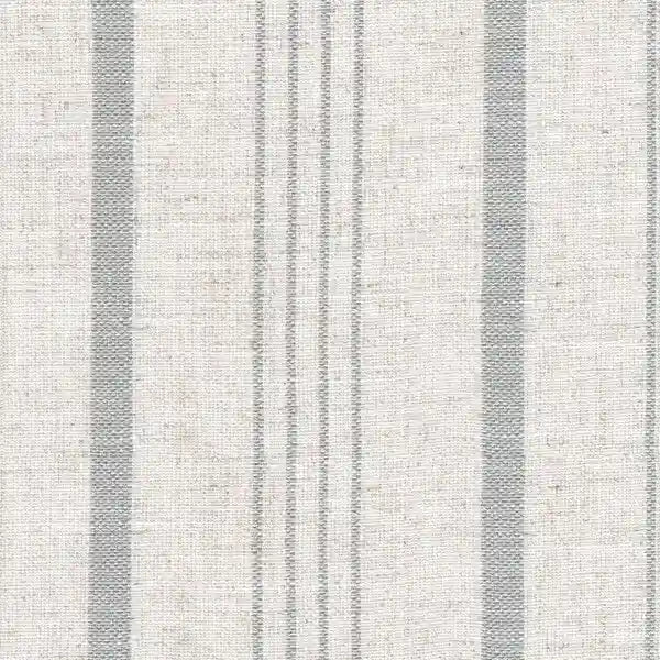 Chaise de salle à manger classique Parsons HomePop - Rayures gris colombe (lot de 2)