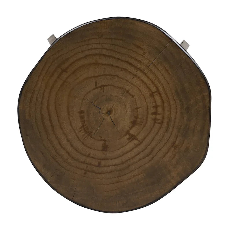 Ensemble de table à hauteur de comptoir 4 pièces en bois de noyer Dewl Farmhouse par Furniture of America