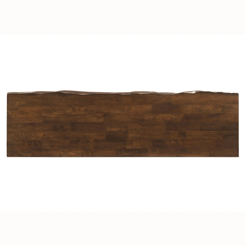 Ensemble de table à hauteur de comptoir 4 pièces en bois de noyer Dewl Farmhouse par Furniture of America