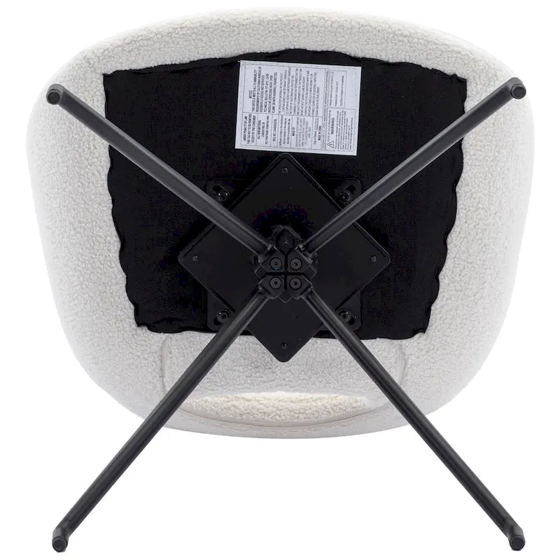 Lot de 2 chaises de salle à manger pivotantes - N/A
