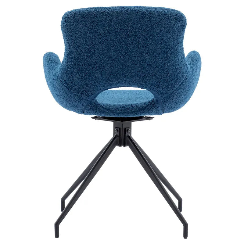 Lot de 2 chaises de salle à manger pivotantes - N/A