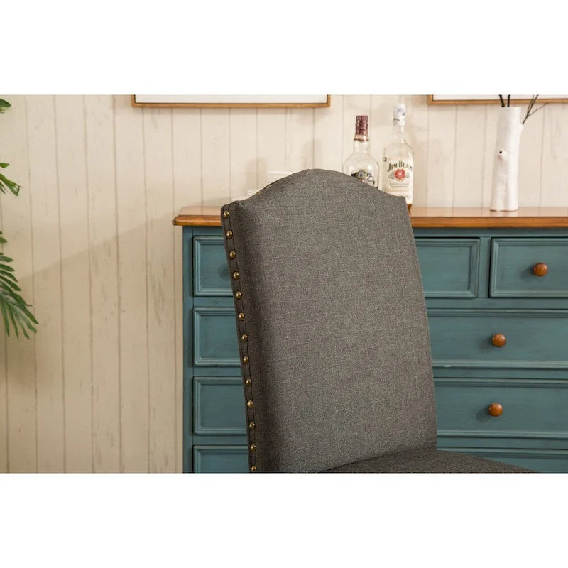 Chaises Parson rembourrées en bois massif Mod Urban de Roundhill Furniture (lot de 2)