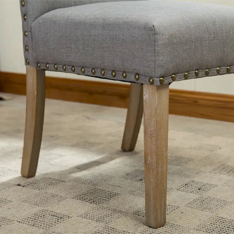 Chaises Parson rembourrées en bois massif Mod Urban de Roundhill Furniture (lot de 2)