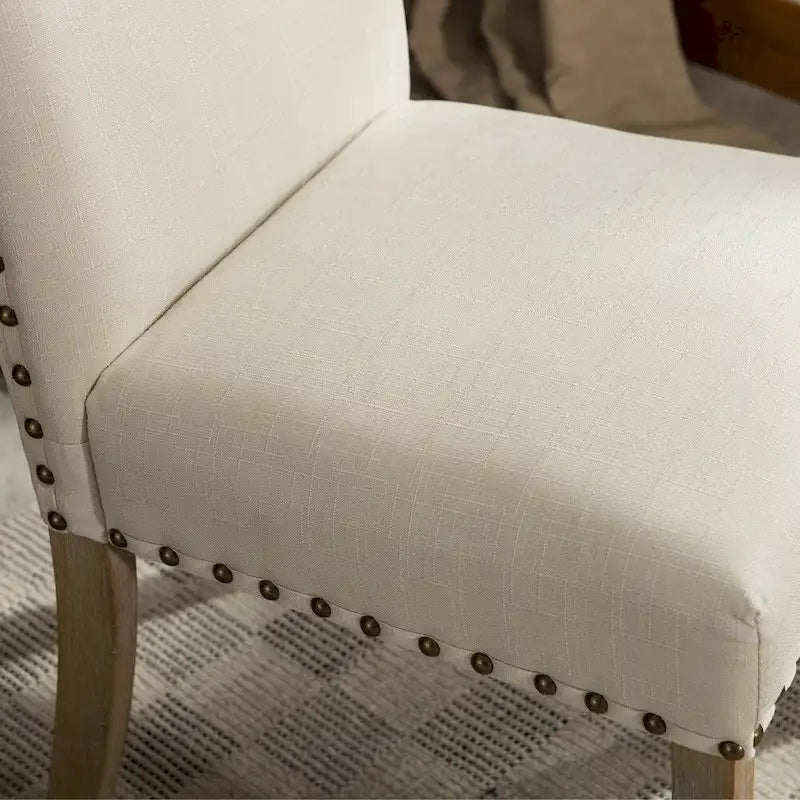 Chaises Parson rembourrées en bois massif Mod Urban de Roundhill Furniture (lot de 2)