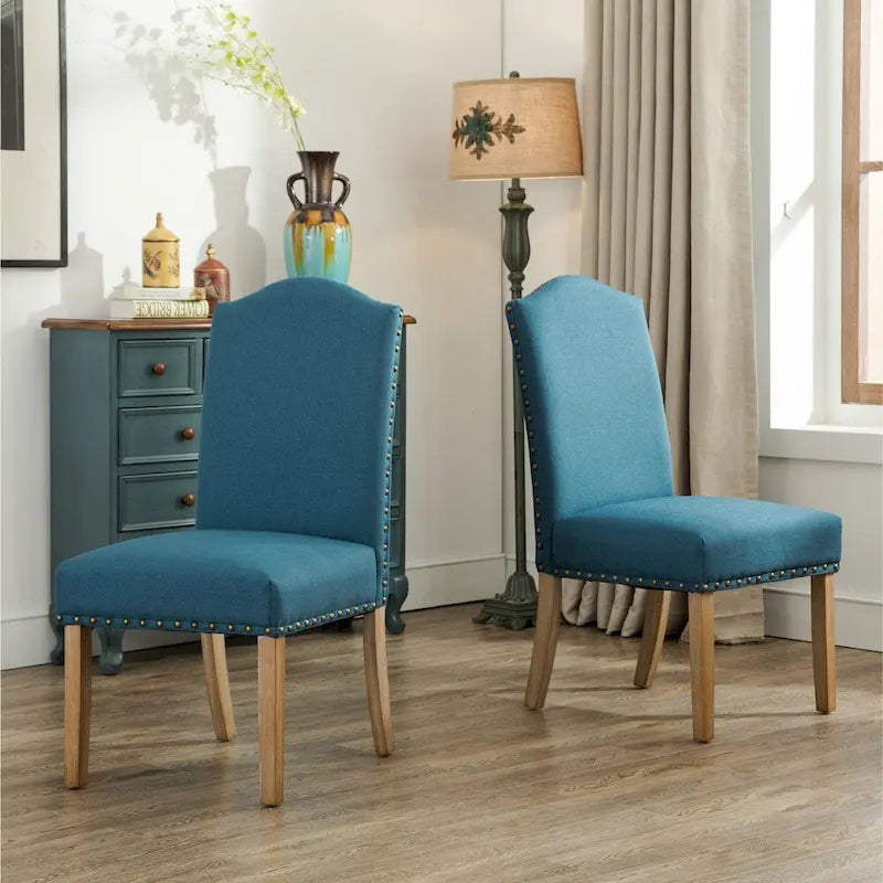 Chaises Parson rembourrées en bois massif Mod Urban de Roundhill Furniture (lot de 2)
