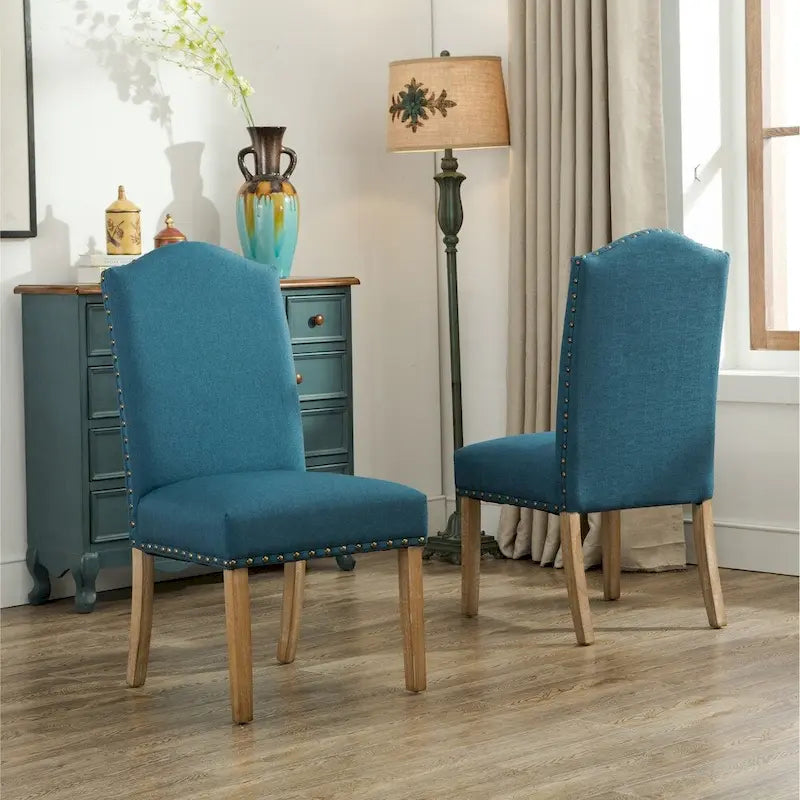 Chaises Parson rembourrées en bois massif Mod Urban de Roundhill Furniture (lot de 2)