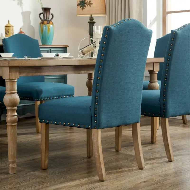 Chaises Parson rembourrées en bois massif Mod Urban de Roundhill Furniture (lot de 2)