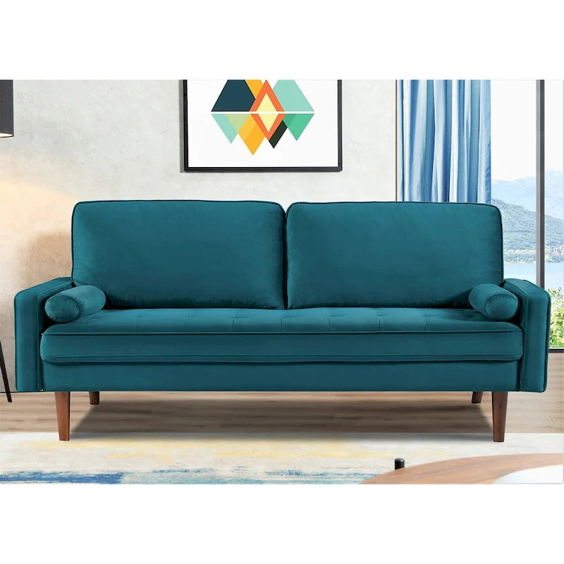 Canapé tufté en velours 70W Monahan US Pride Furniture