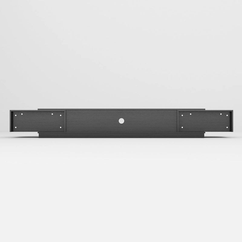 Meuble TV 94,5 avec gestion de câbles efficace et console de rangement spacieuse