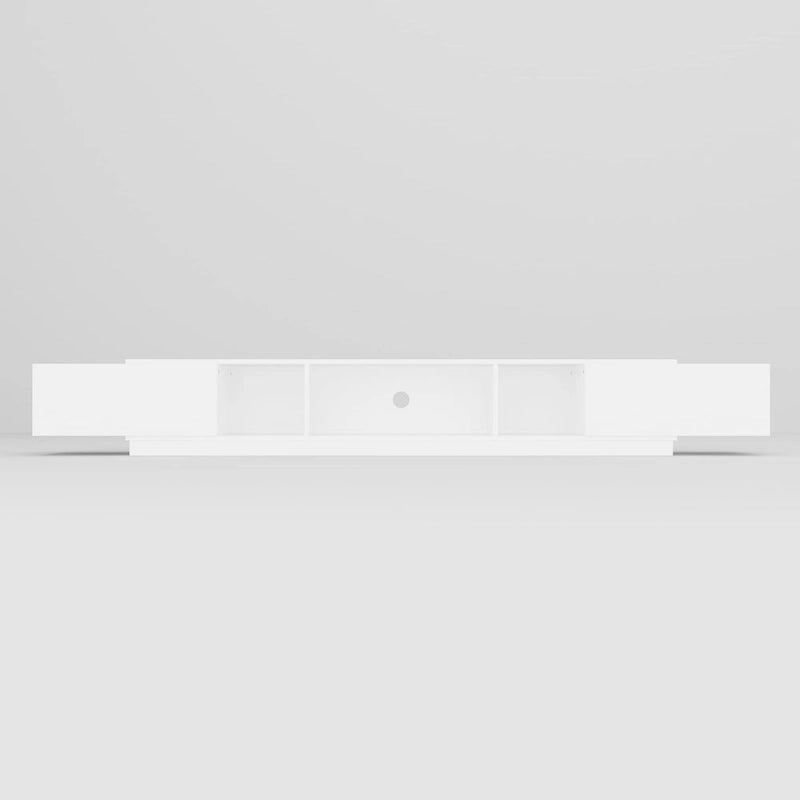 Meuble TV 94,5 avec gestion de câbles efficace et console de rangement spacieuse