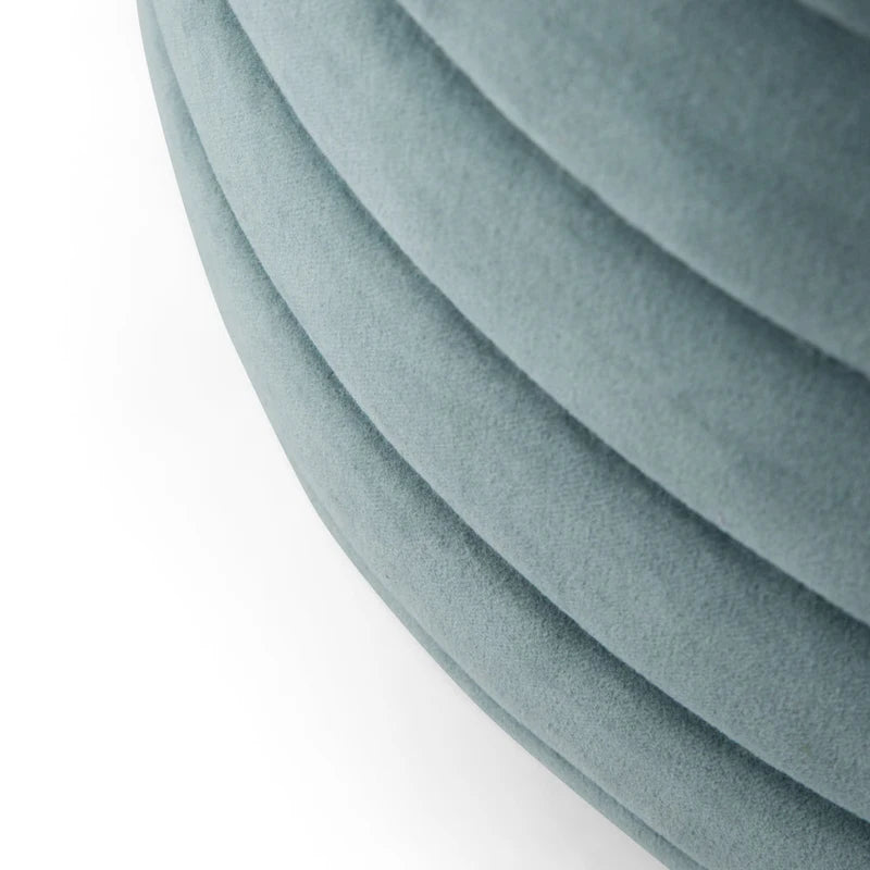 WYNDENHALL Anna Pouf Rond Bohème en Velours