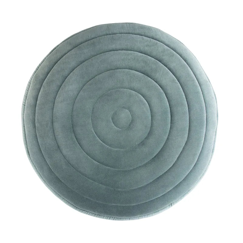 WYNDENHALL Anna Pouf Rond Bohème en Velours
