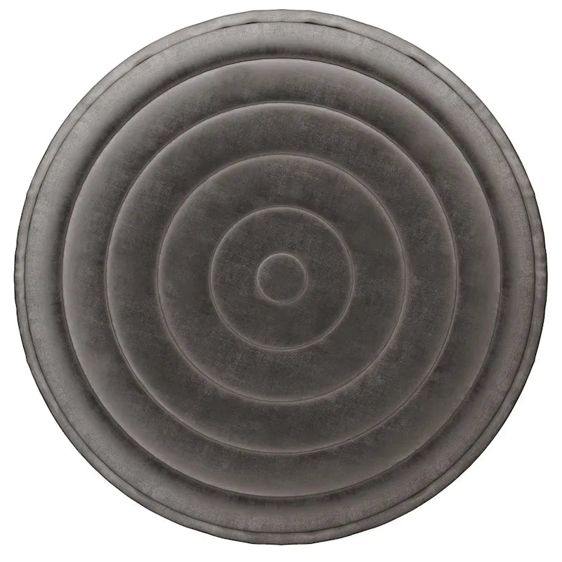 WYNDENHALL Anna Pouf Rond Bohème en Velours