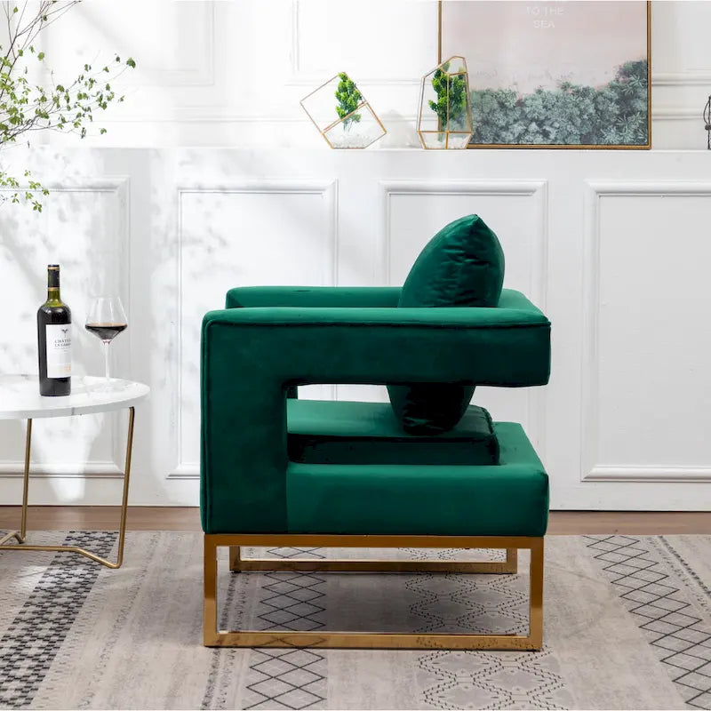 Fauteuil d'appoint contemporain rembourré Lenola de Roundhill Furniture