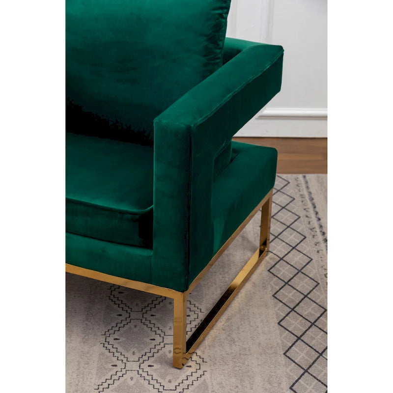 Fauteuil d'appoint contemporain rembourré Lenola de Roundhill Furniture