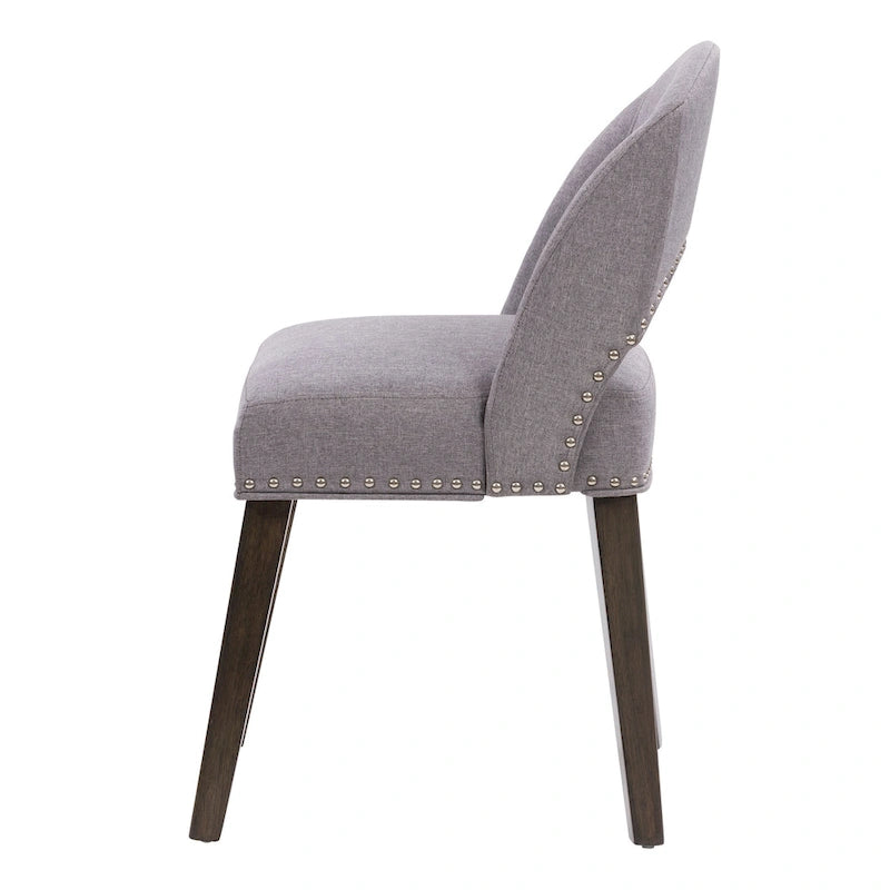 Lot de 2 chaises de salle à manger tapissées Tiffany