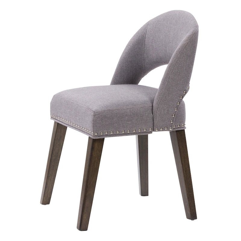 Lot de 2 chaises de salle à manger tapissées Tiffany