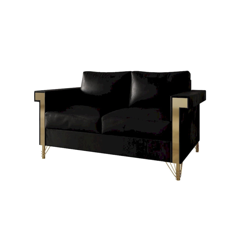 Causeuse de luxe en velours CraftPorch